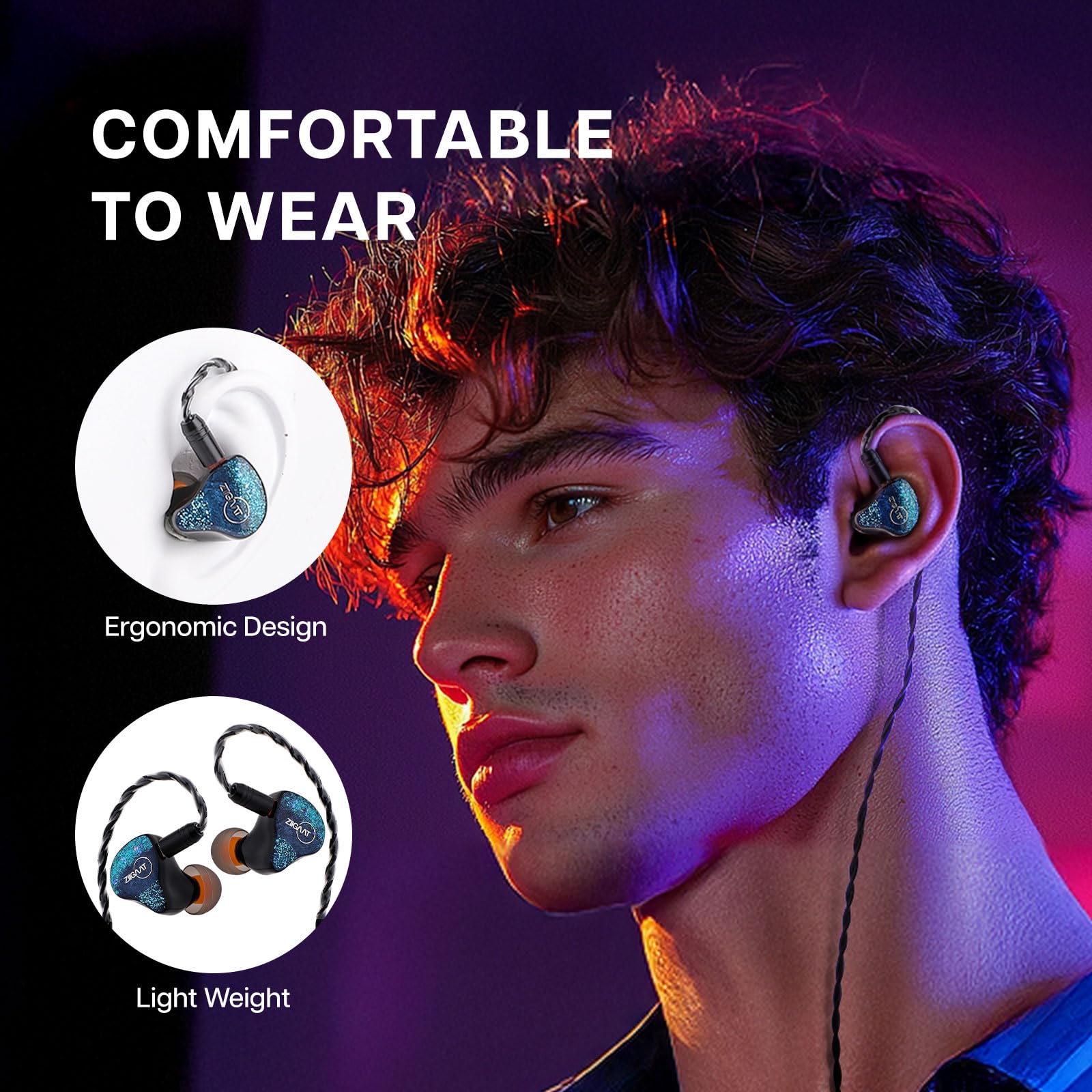 Amazon.com: Linsoul ZiiGaat x Fresh Reviews Arete in Ear Monitor